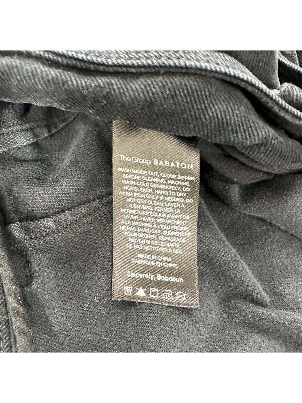 Babaton Black High Waisted Jeans Women Size 4 US - Picture 9 of 11